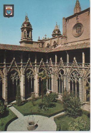Postal E04451: Claustros Catedral, Pamplona
