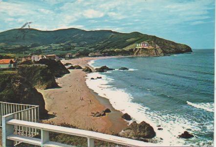 Postal E04494: Mirador y playa,Baquio