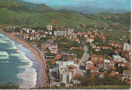 Postal E04499: Vista panorámica, Zarauz