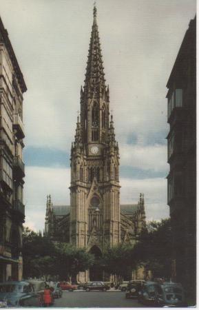 Postal E04483: La Catedral, San Sebastián