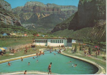 Postal E04390: Camping de Ordesa. Torla, Huesca