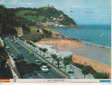 Postal E04389: Miraconcha y MonteIgueldo,San Sebastián