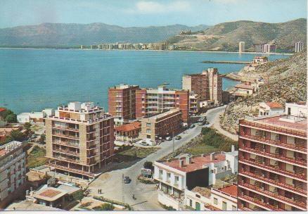 Postal E04424: Faro. Panorámica del Racó; el Santuario, Cullera
