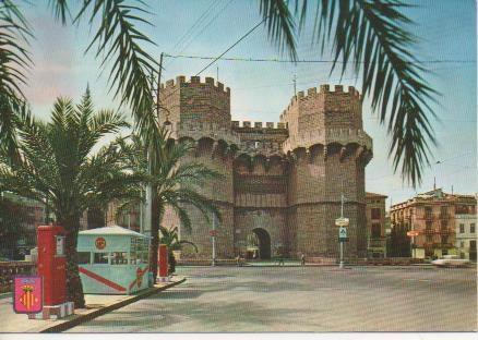Postal E04425: Torre de Serranos, Valencia