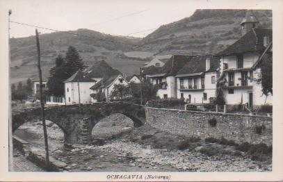Postal E04433: Postal B/N Ochagavia, Navarra