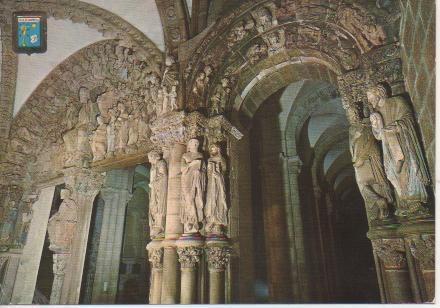 Postal E04403: Portico de la Gloria. Catedral de Santiago de Compostela