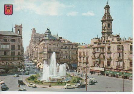 Postal E04414: Plaza de la Reina, Valencia