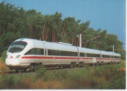 Postal E02893: Diesellektr.Schnelltriebwagen 605 002/502 ICE-TD