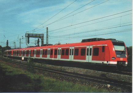 Postal E02884: Elektro-S-Bahn-Triebwagenzug 423 146/646