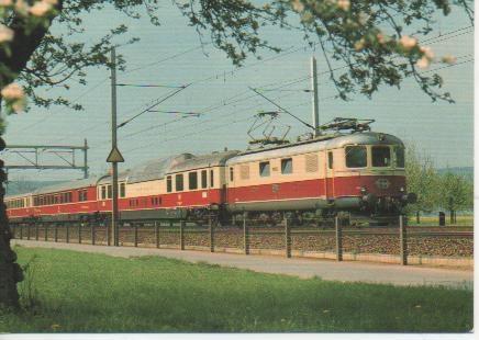 Postal E02885: Elektro-Schnellzuglokomotive Re 4/4 I Nr 10050