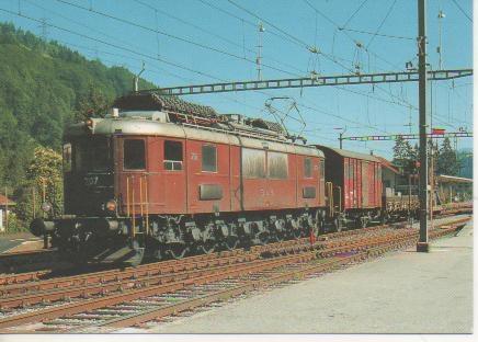 Postal E02933: Elektro-Gúterzuglomotive Ae 6/8 Nr. 207
