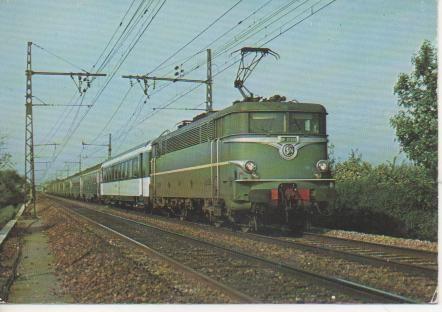Postal E02831: Un Brest-Paris a Coignières. BB25208