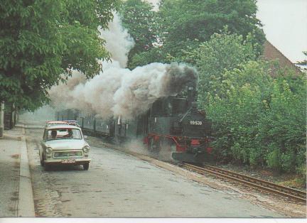Postal E02806: Dampf-Scmalspurlokomotive 99 539