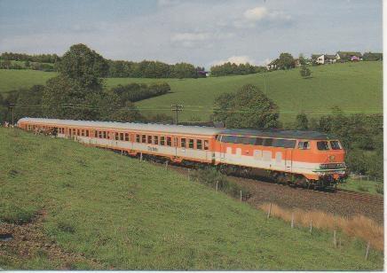 Postal E02811: Diesel- Streckenlokomotive 218 144-4