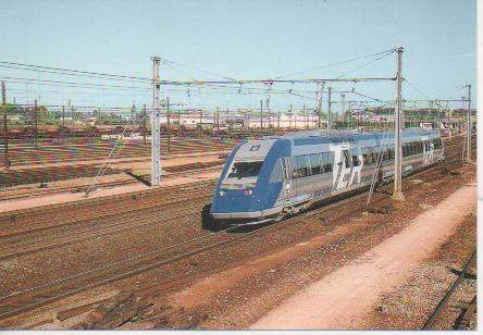 Postal E02839: Automoteur Ter X 72500 en essai aux Aubrais