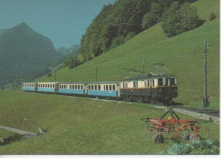 Postal E02859: Elektro-Gepäckriebwagen Dze 6/6 Nr 2002