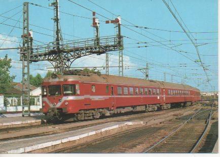 Postal E02864: Electrotren 432, Tension 1500/3000v continua, Potencia 4x260KW , V 140km,Tren nMadrid, Jaén Madrid Atocha