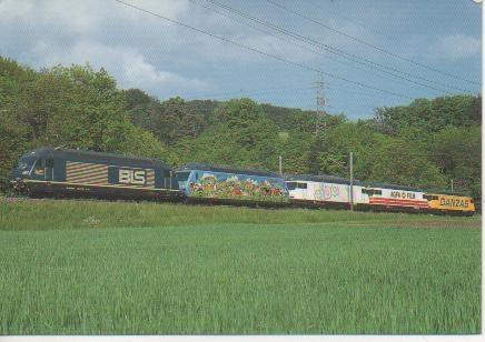 Postal E02844: Elektro.Schnellzuglokomotive RE 4/4 "Lok 2000"