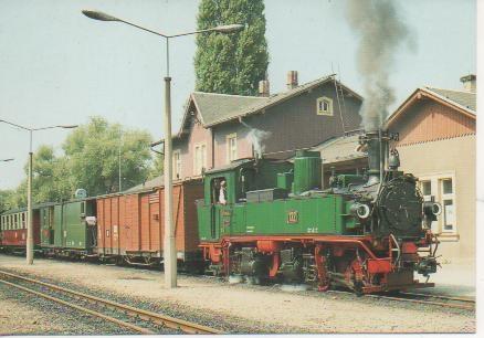 Postal E03037: Scmalspur-Dampflokomotive IV K "132"