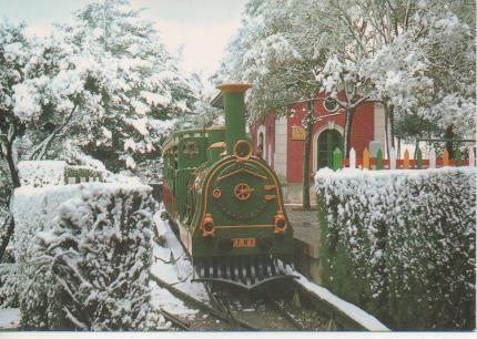 Postal E03036: Tren Miniatura Tibidabo 30-11-69
