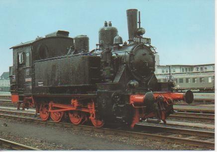 Postal E03035: Dampflokomotive 98 886