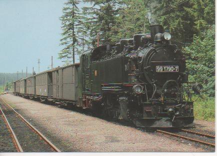 Postal E03034: Dampf-Schmalspurlokomotive 99 1790-7
