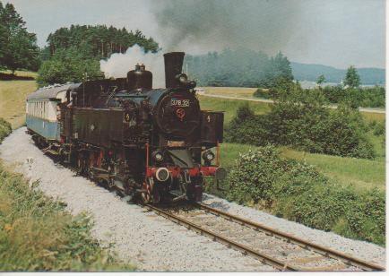 Postal E03018: damplokomotive 378.32 (ex ÖBB 93-1332)