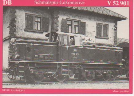 Postal E03054: Schmalspur-Diesellokomotive V52 901
