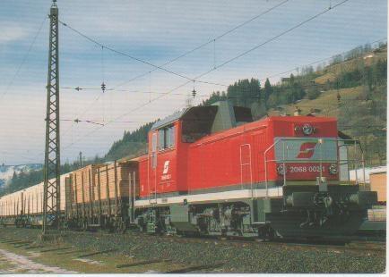 Postal E02969: Diesel-Verschiebelokomotive 2068 002-1