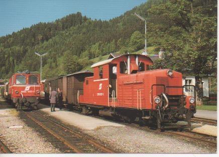 Postal E02966: ÖBB dieselelektrische Scmalspurlokomotive (760mm) 2091 007-1 