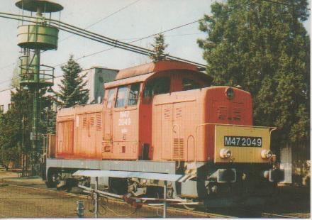 Postal E02964: A Máv Rt. M47,2049 psz-ú B'B' tengelyelrendezésü, mellékvonali dízel-hidraulikus személyvonati mozdonya