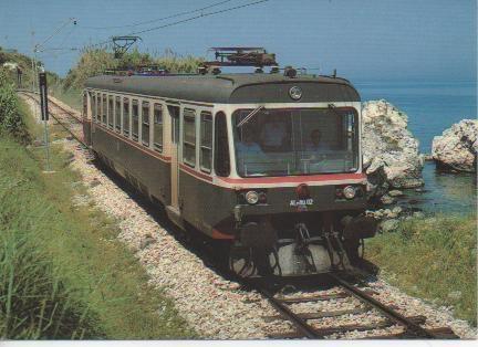 Postal E02963: FG San Severo-Pèschici Calanella, Ale 80.02 in un tratto molo pittoresco 