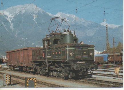Postal E02951: ÖBB, elektrische Rangierlokomotive 1161 002-9