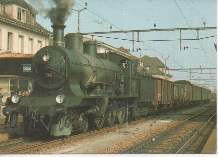 Postal E03004: Dampf-Schnellzuglokomotive A 3/5 Nr 705