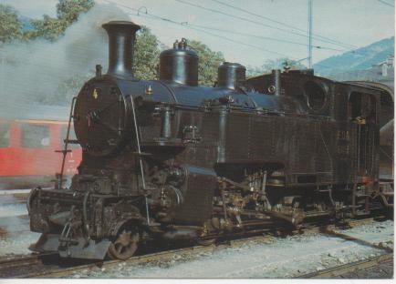 Postal E03009: Meterspurige Zahnrad-Dampflokomotive HG 3/4 4
