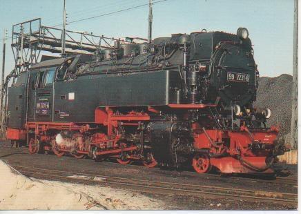 Postal E02985: Dampf-Schmalspurlokomotive 99 7231-6