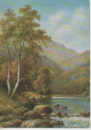 Postal E02618: Gebirgsbach, D. H. Winder