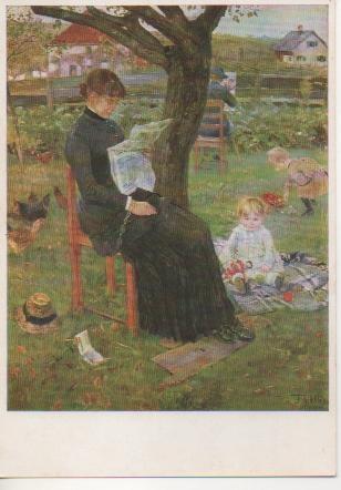 Postal E02605: In der sommerfrische