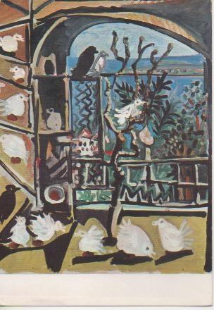 Postal E02645: Los Pichones, Pablo Picasso, Museo Picasso, Barcelona