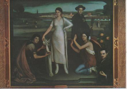 Postal E02654: Ntra Señora de Andalucia, J. Romero de Torres, Museo Romero de Torres, Córdoba