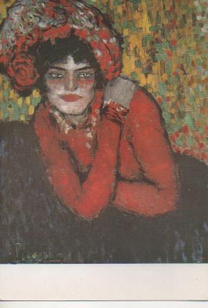 Postal E02643: La Espera (Margot), Pablo Picasso, Museo Picasso, Barcelona
