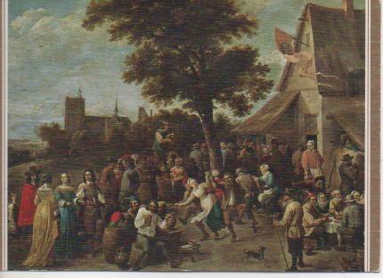 Postal E02632: Fiesta Aldeeana, Francisco de Goya, Museo del Prado