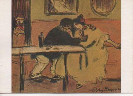 Postal E02638: El Divan, Pablo Picasso Museo Picasso, Barcelona