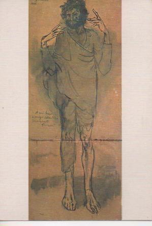 Postal E02639: El Loco,Pablo Picasso, Museo Picasso, Barcelona