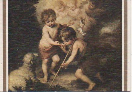 Postal E02536: Los Niños de la Concha, Murillo, Museo del Prado