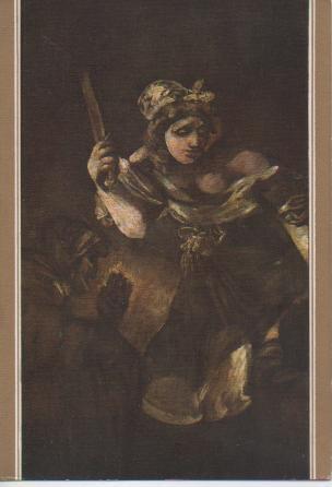 Postal E02576: Judith y Holofernes, Goya, Museo del Prado