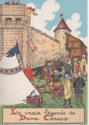 Postal E02587: Postal de Carcasone