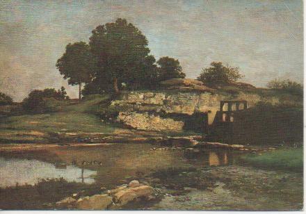 Postal E02558: Compuertas de Optevoz, Daubigny