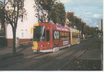 Postal E02790: Tramways de St.Etienne, Motrice Alsthom nº 902