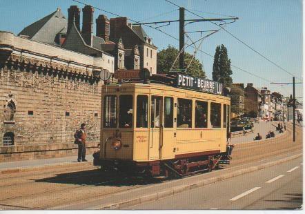 Postal E02786: Motrice 144. Constructer: Société Franco Bege (Croyére) Anée de fabrication 1914